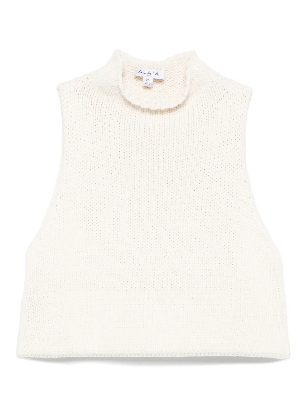 Майка из рубчатого трикотажа Alaïa