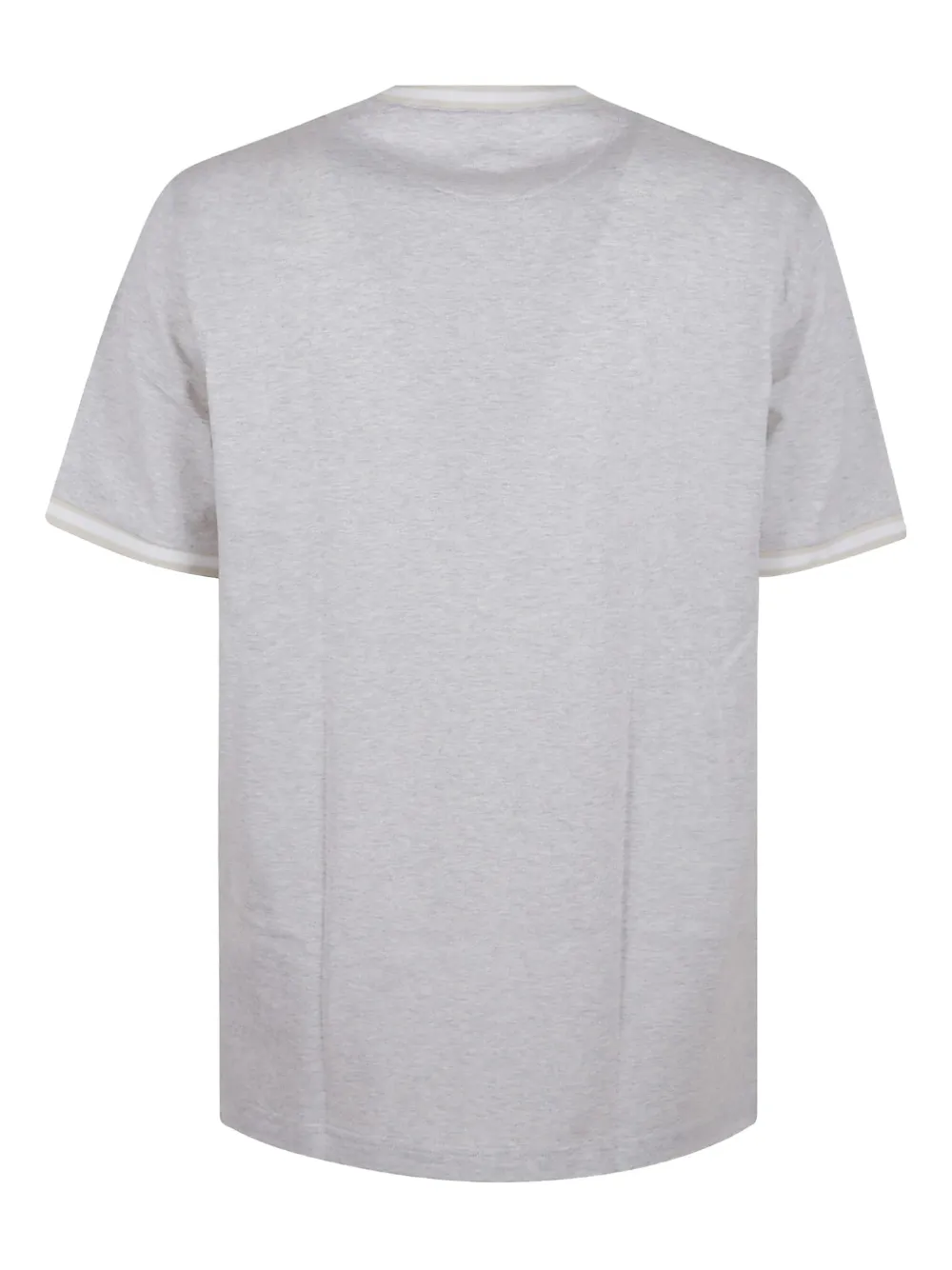 Eleventy contrasting-trim T-shirt - Grijs