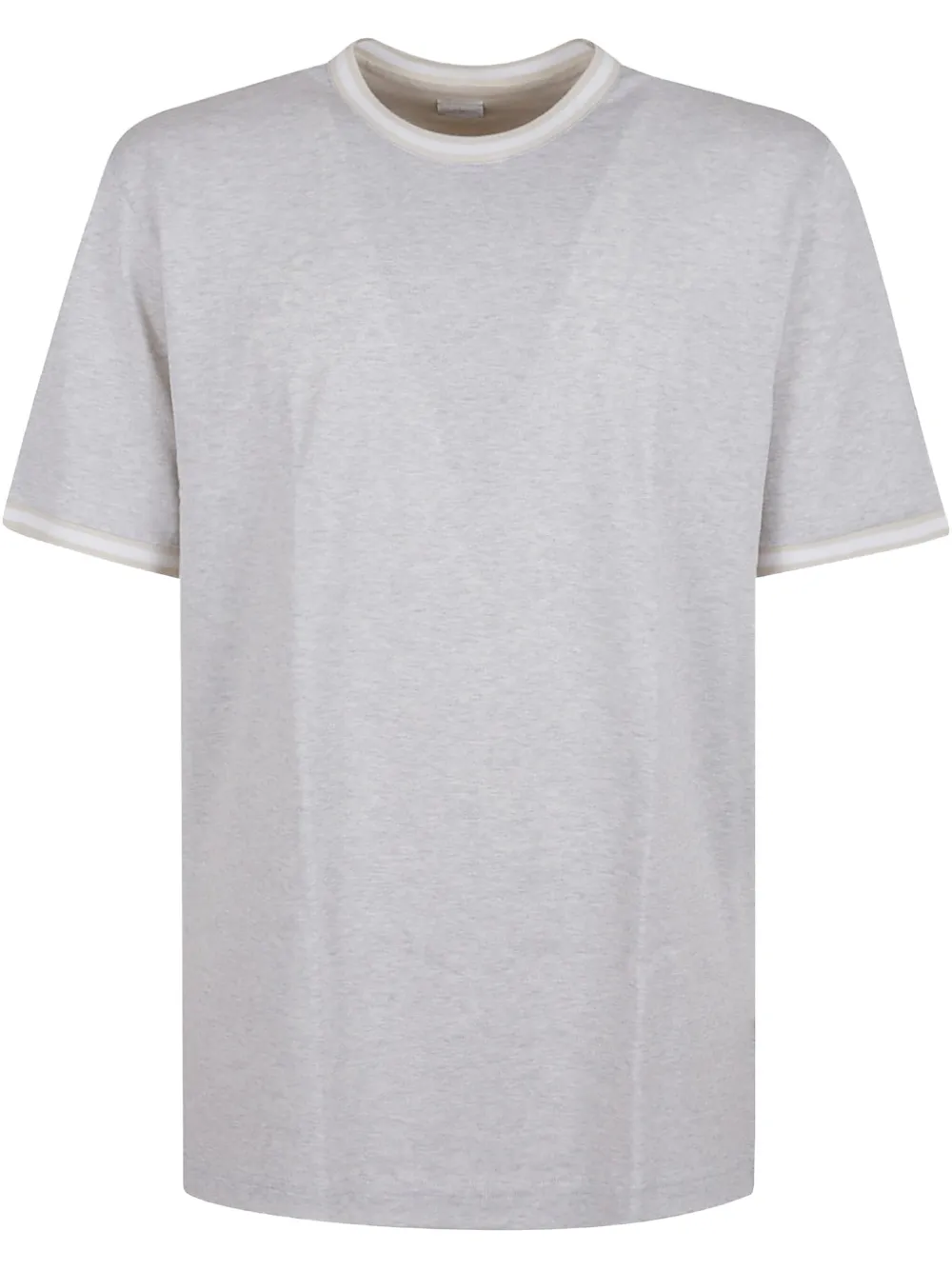 contrasting-trim T-shirt