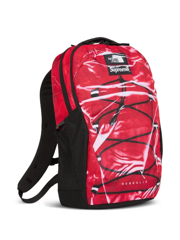 Supreme レッド リュック・バックパック Supreme x The North Face Borealis Trompe L'oeil 