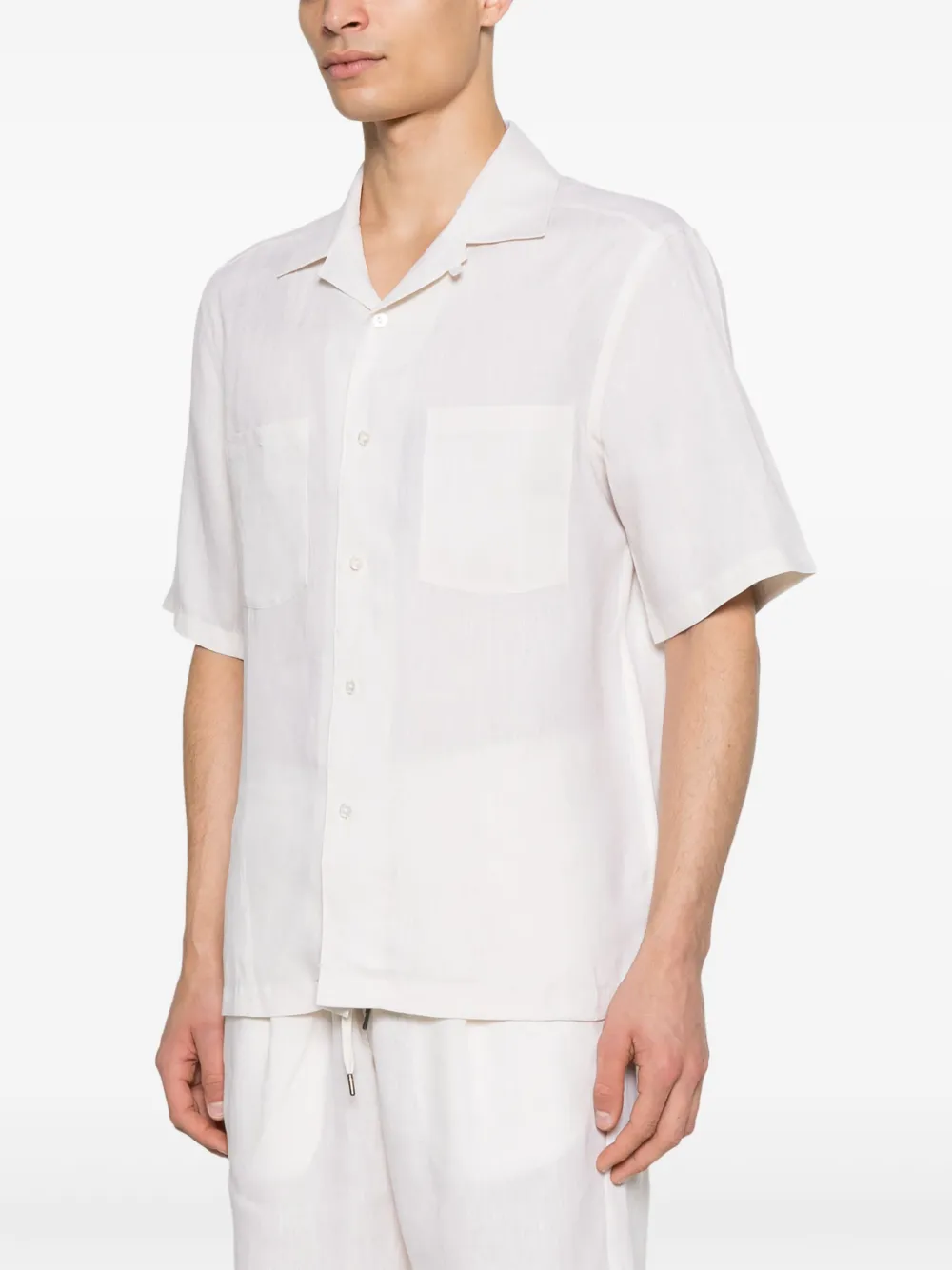 Herno Linnen overhemd Beige