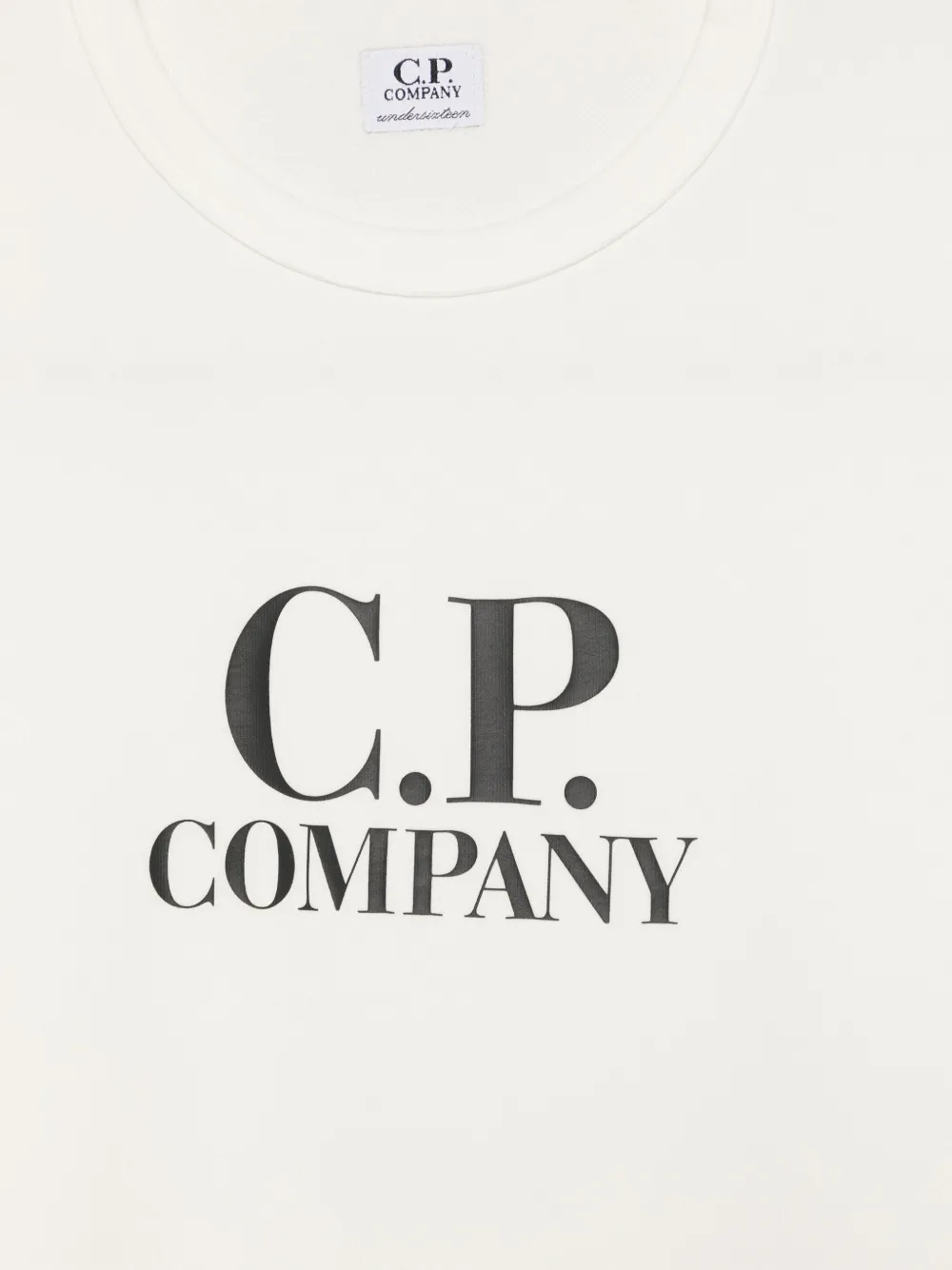 C.P. Company Kids Sweater met logoprint Wit