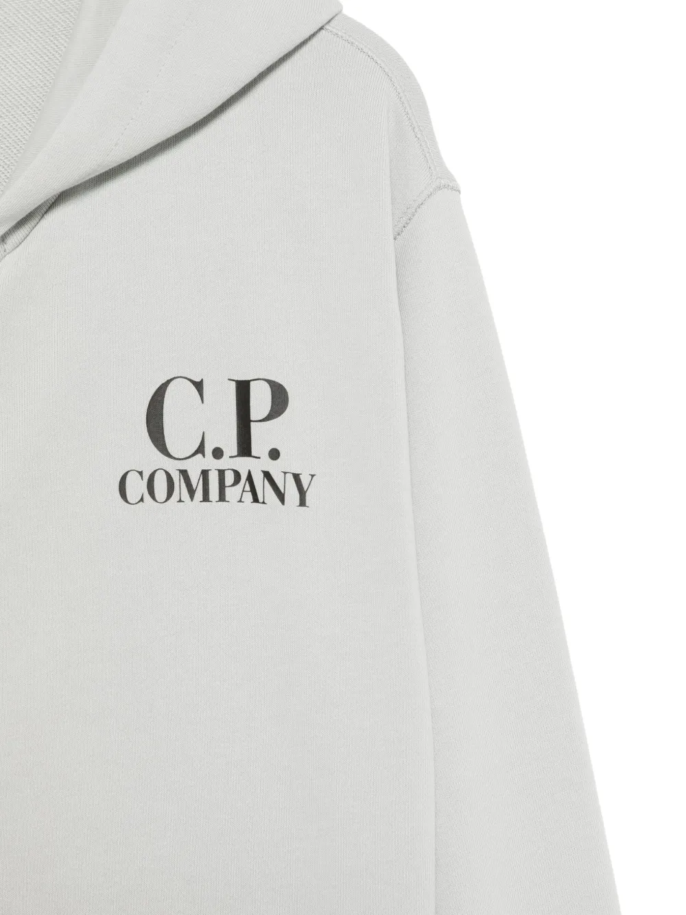 C.P. Company Kids Hoodie met goggle-detail Grijs