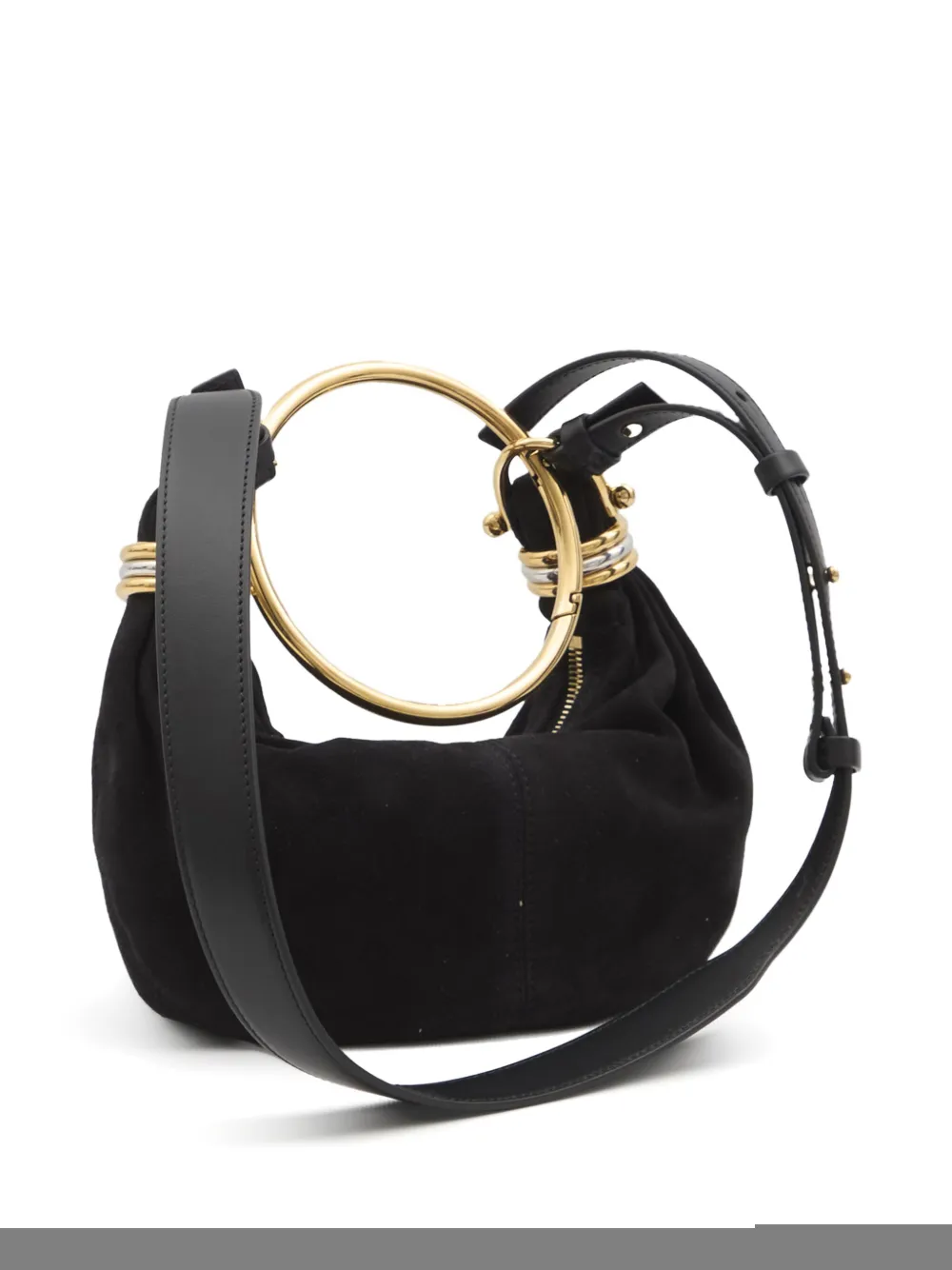 Chloé mini Bracelet tote bag - Zwart
