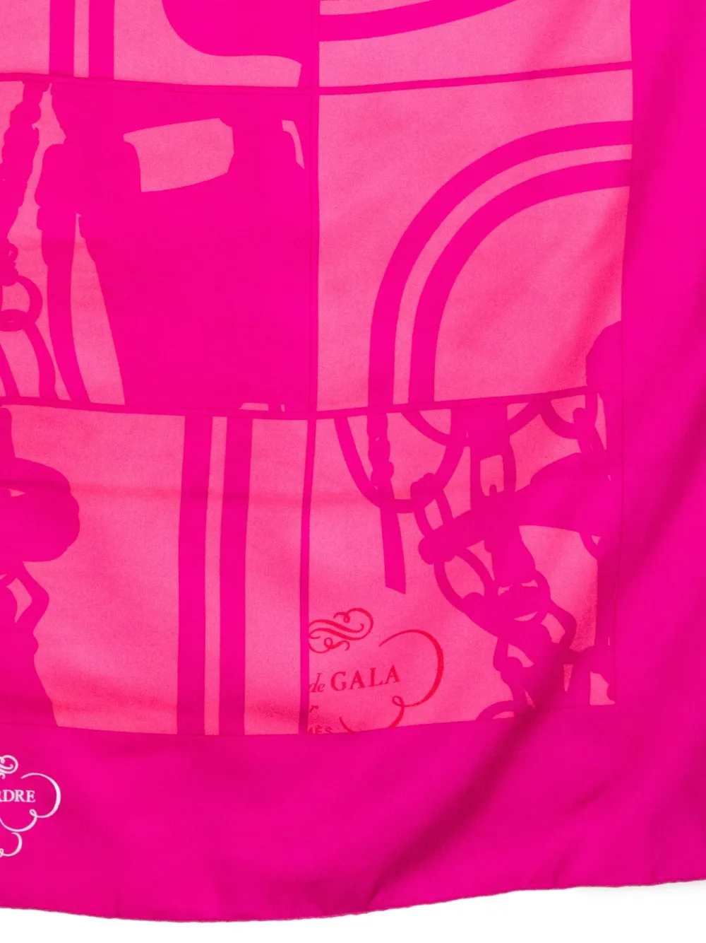 Pre-owned Hermes 2003 X Hugo Grygkar Scarf In Pink