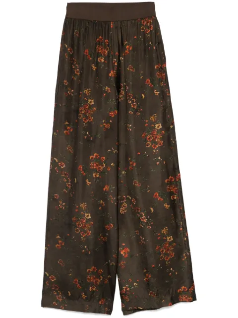 Uma Wang pantalones con estampado floral
