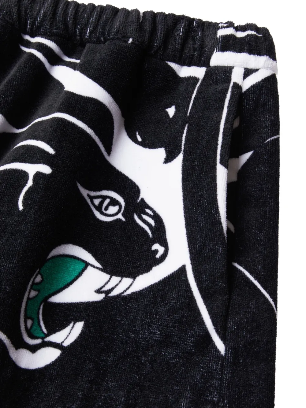 Shop Valentino Panther-print Shorts
