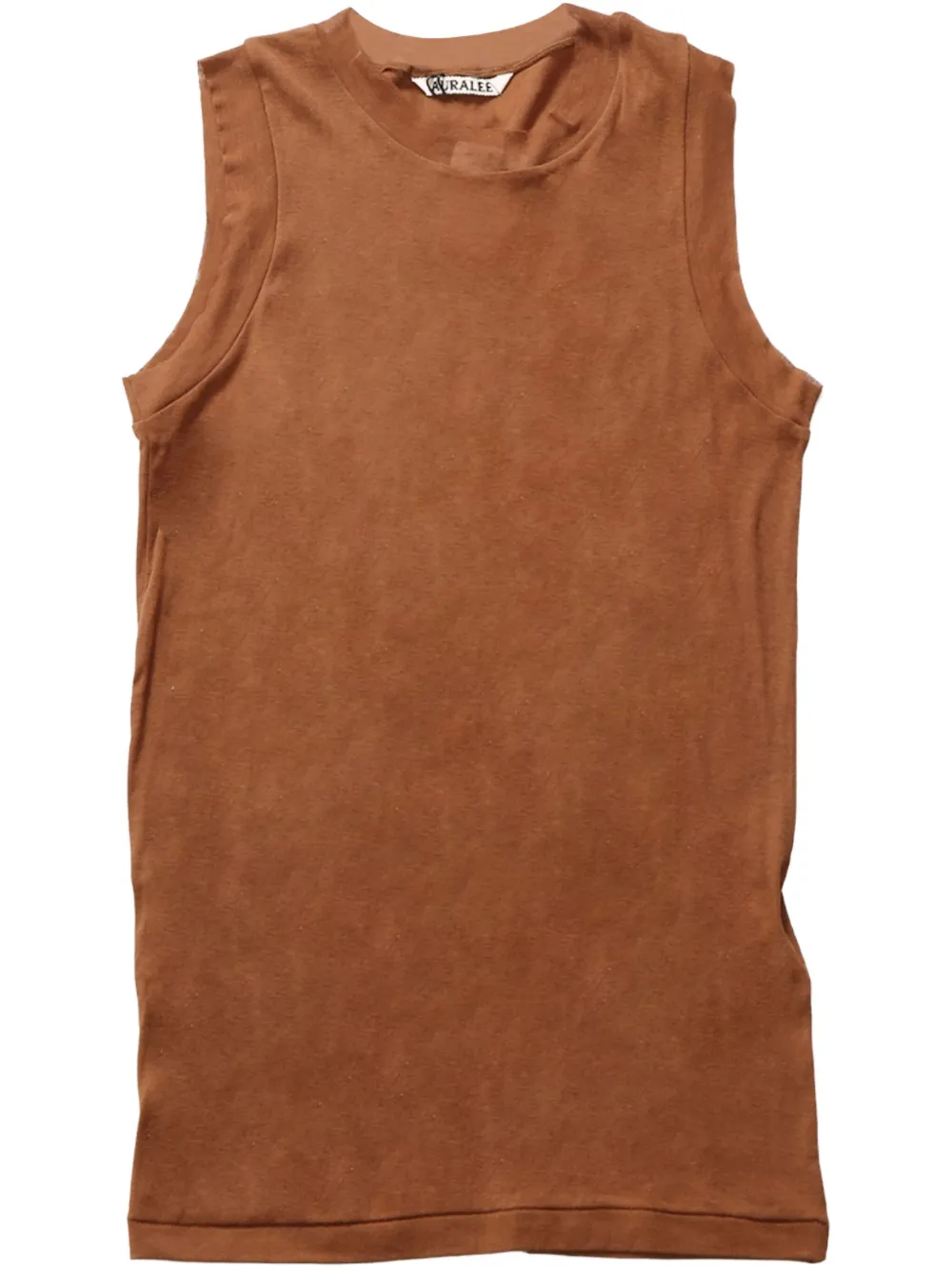 ribbed sheer tank top