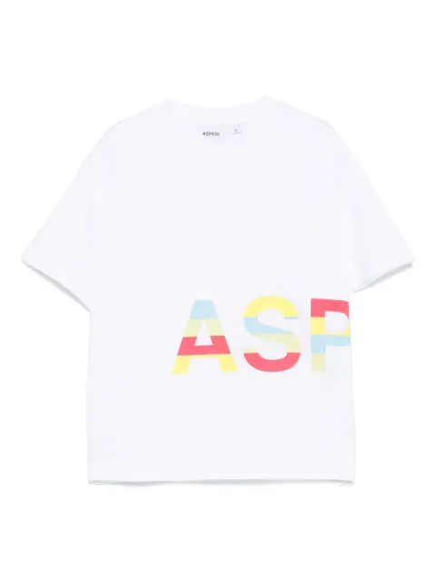 Aspesi Kids playera con logo estampado
