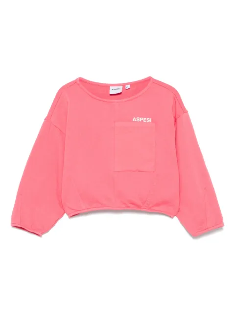 Aspesi Kids logo-print sweatshirt 