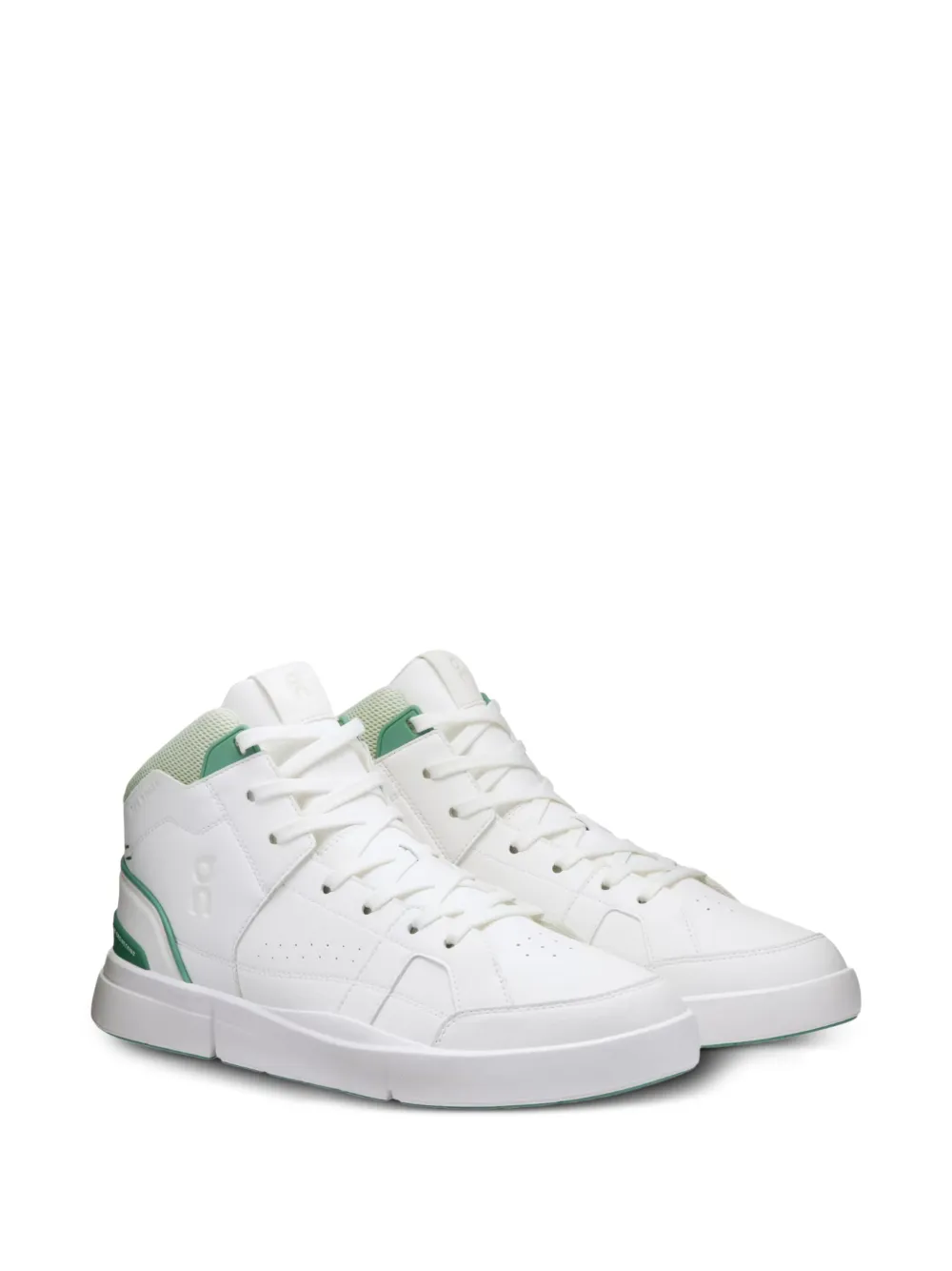 On Running On The Roger Clubhouse "White Green" sneakers