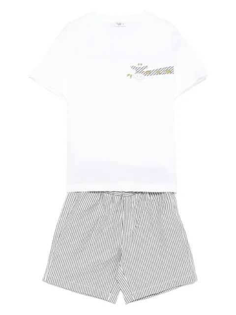 Il Gufo set de shorts con motivo de rayas