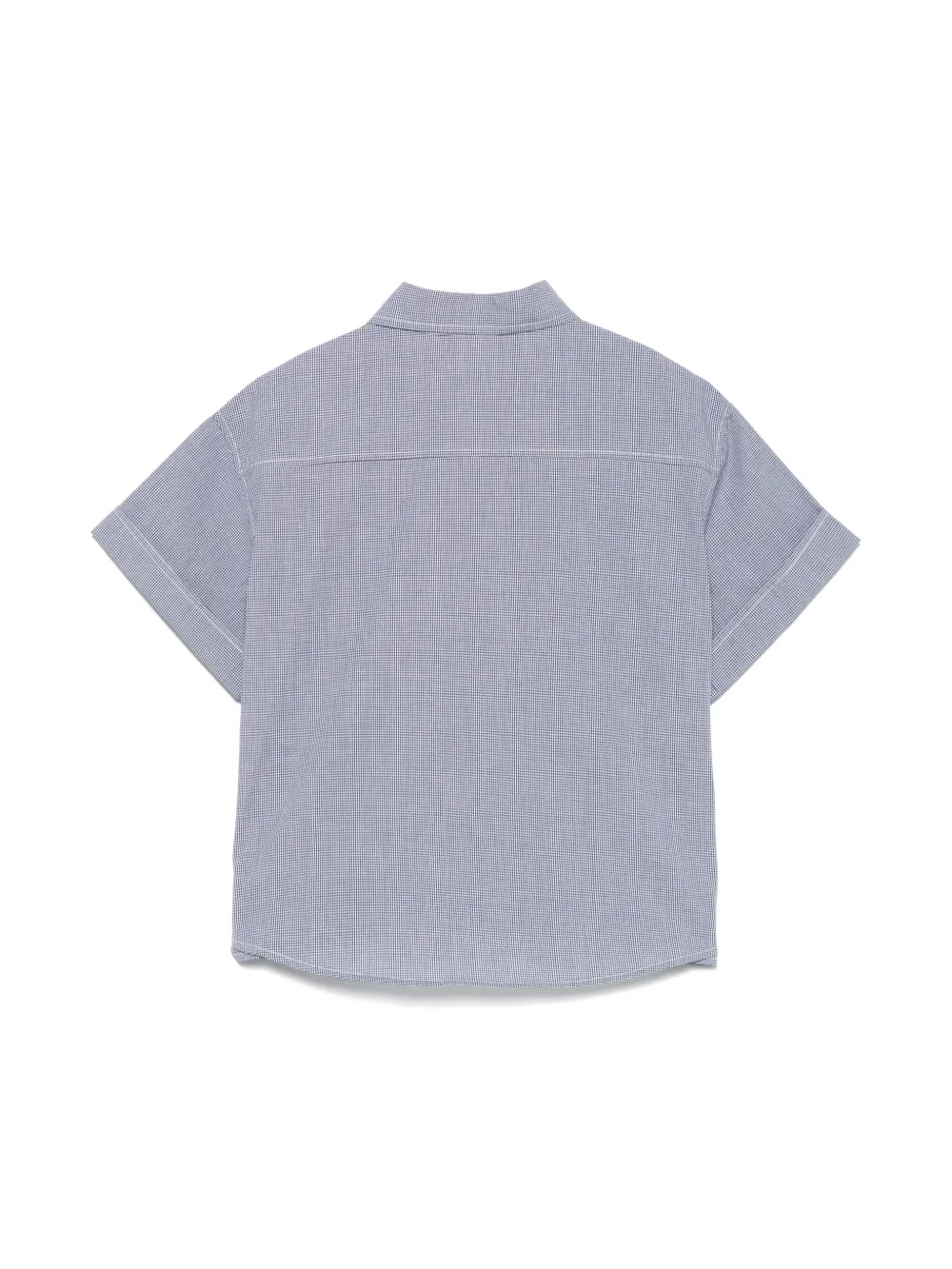 Aspesi Kids Geruit shirt - Blauw