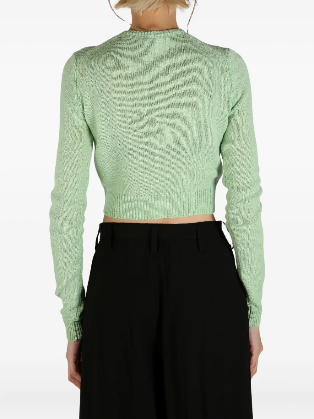 Auralee cashmere cardigan Groen