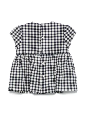 美品♡ il gufoイルグッフォ 紺色ティアードワンピース14Y発表会 通塾 セール】【forksy.】ラメフリルロングスリーブティアードカット