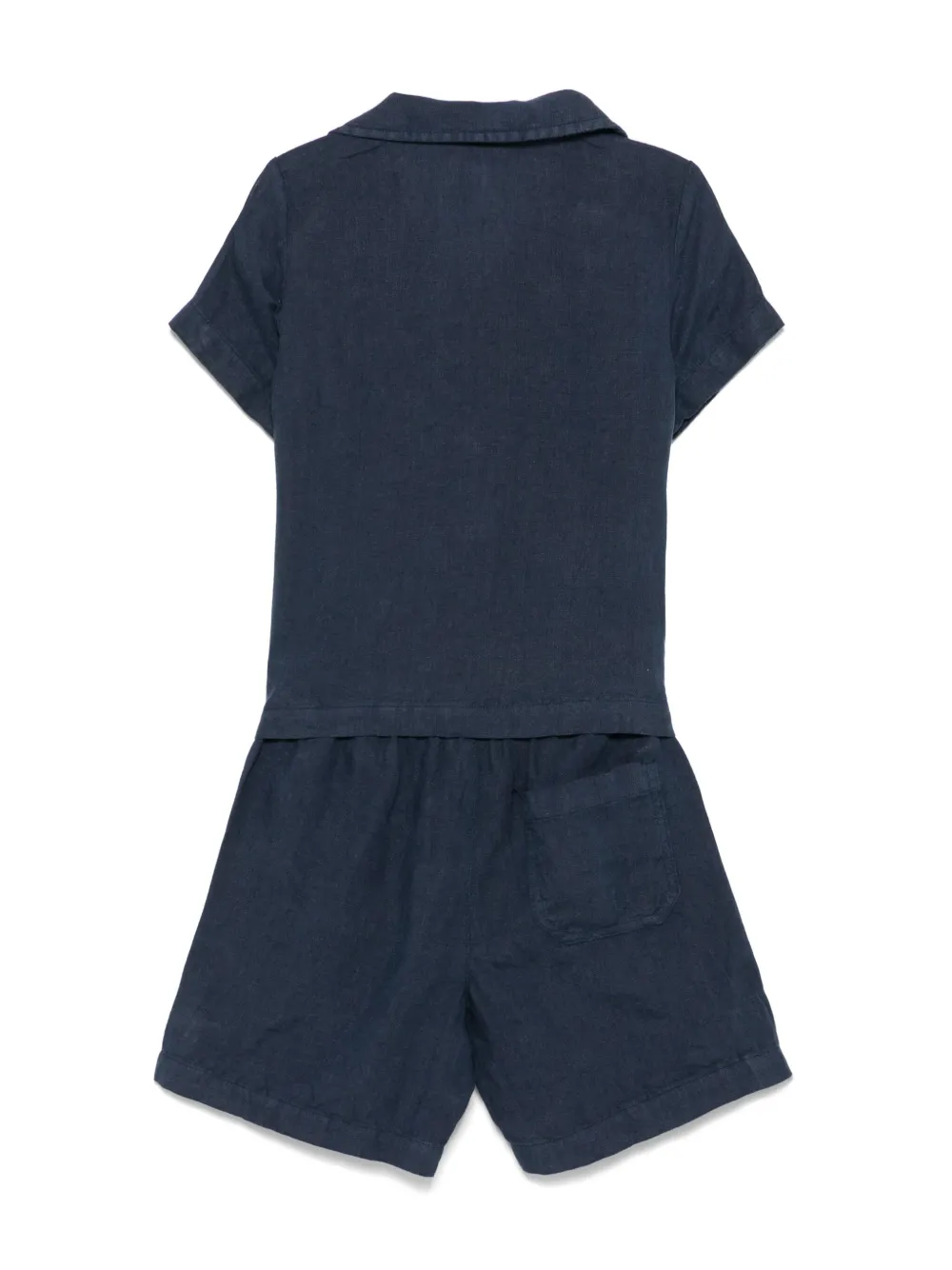 Il Gufo Linnen shorts - Blauw