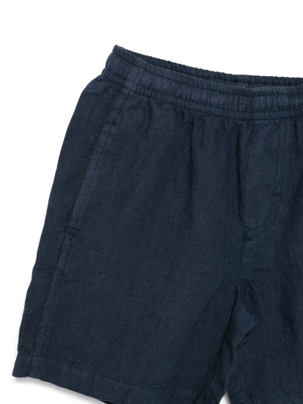 Il Gufo Linnen shorts Blauw