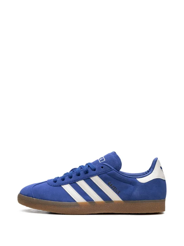 Gum Sole Adidas Gazelle Blue Shoes Adidas Gazelle Indoor (Blue Black)