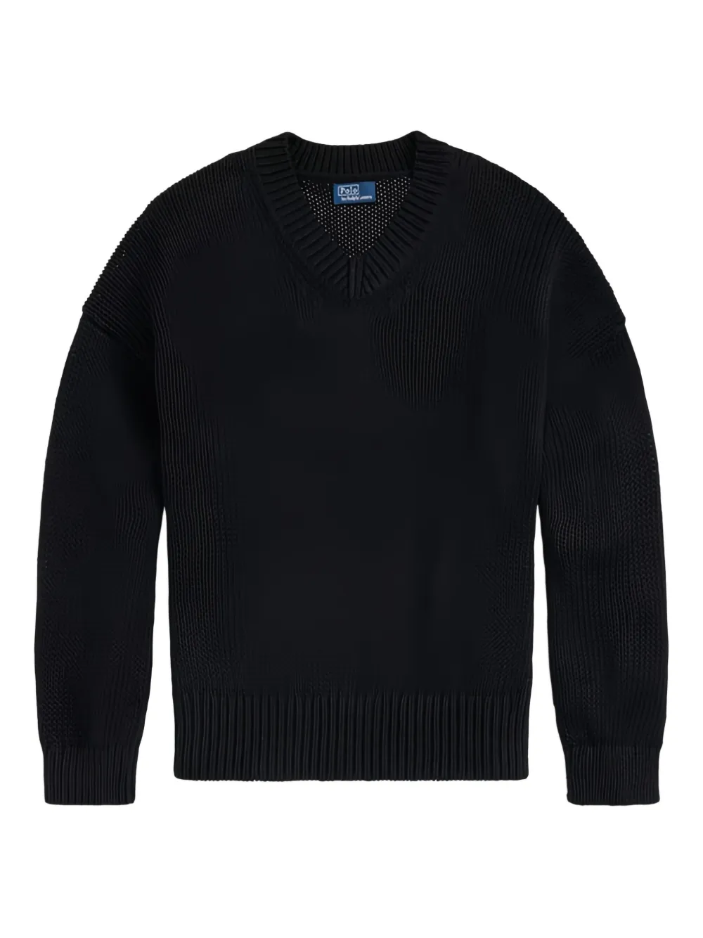 Polo Ralph Lauren V-neck long-sleeves sweater | Black | Image 1