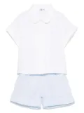 Il Gufo linen shorts set - White