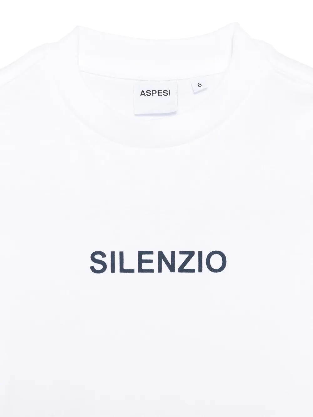 Aspesi Kids T-shirt met logoprint Wit