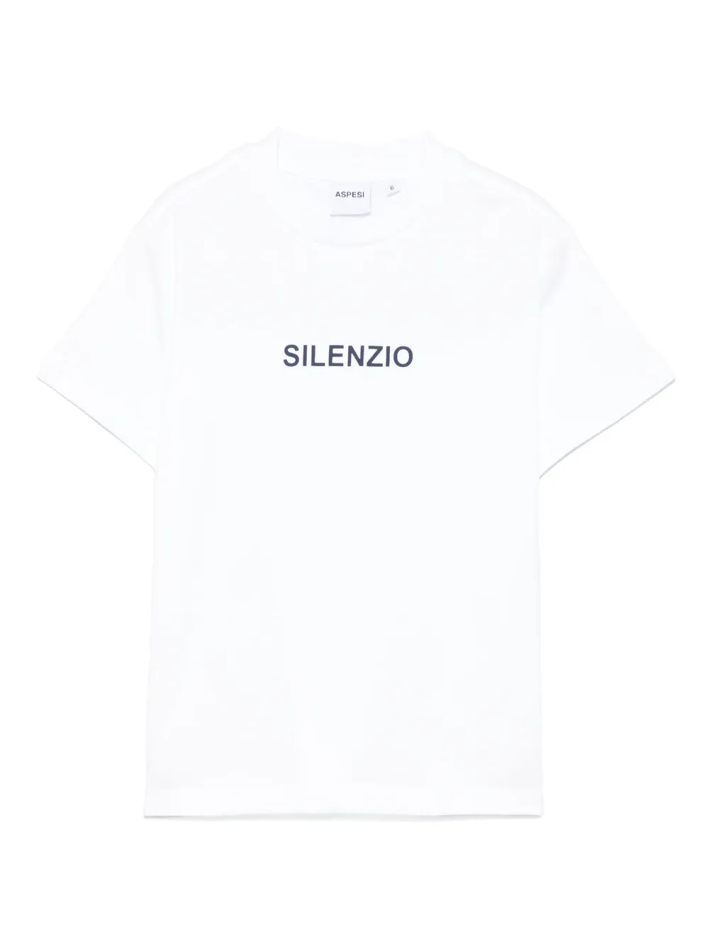 Aspesi Kids T-shirt met logoprint Wit