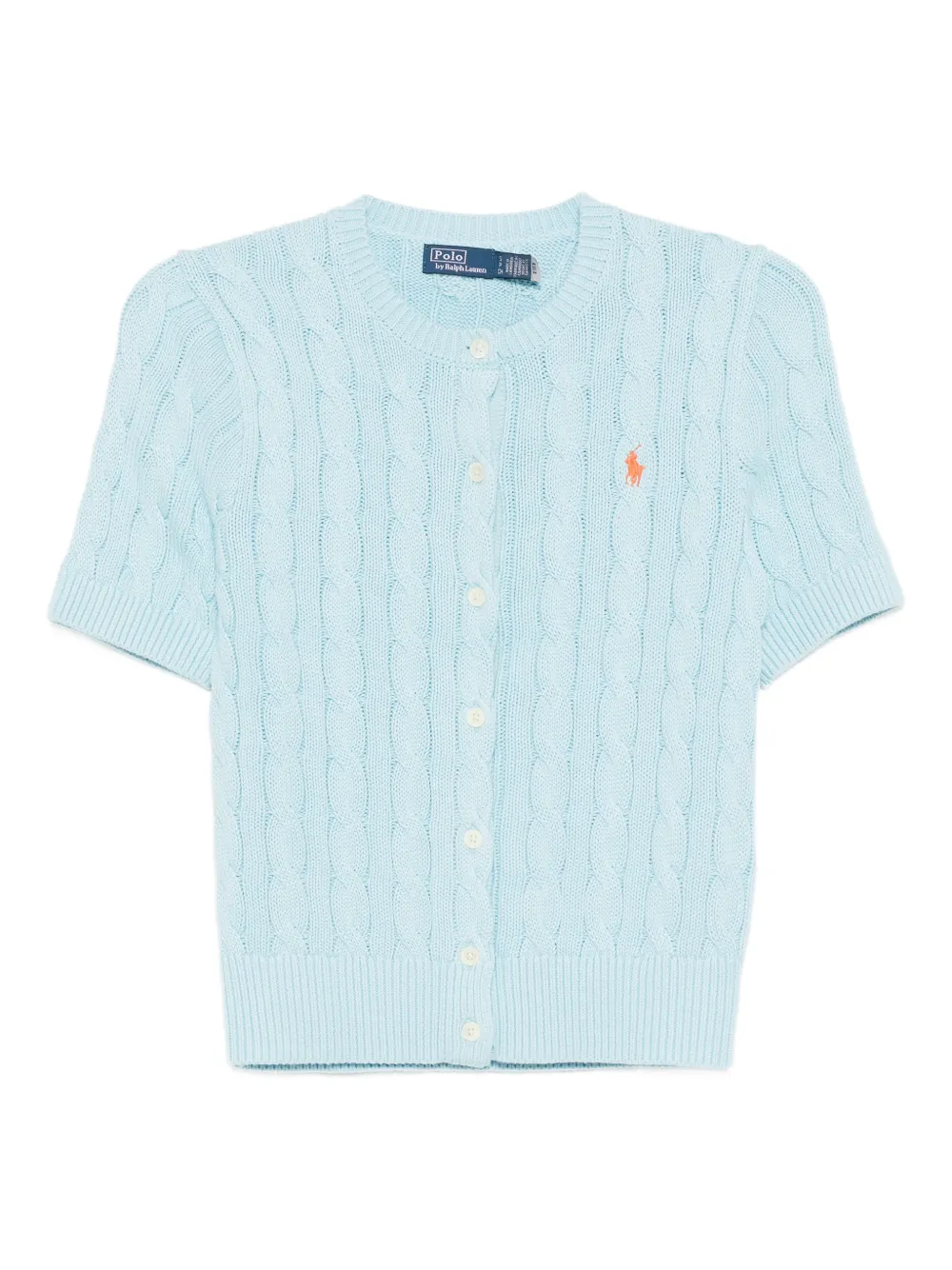 Polo Ralph Lauren logo-embroidered cardigan - Blu