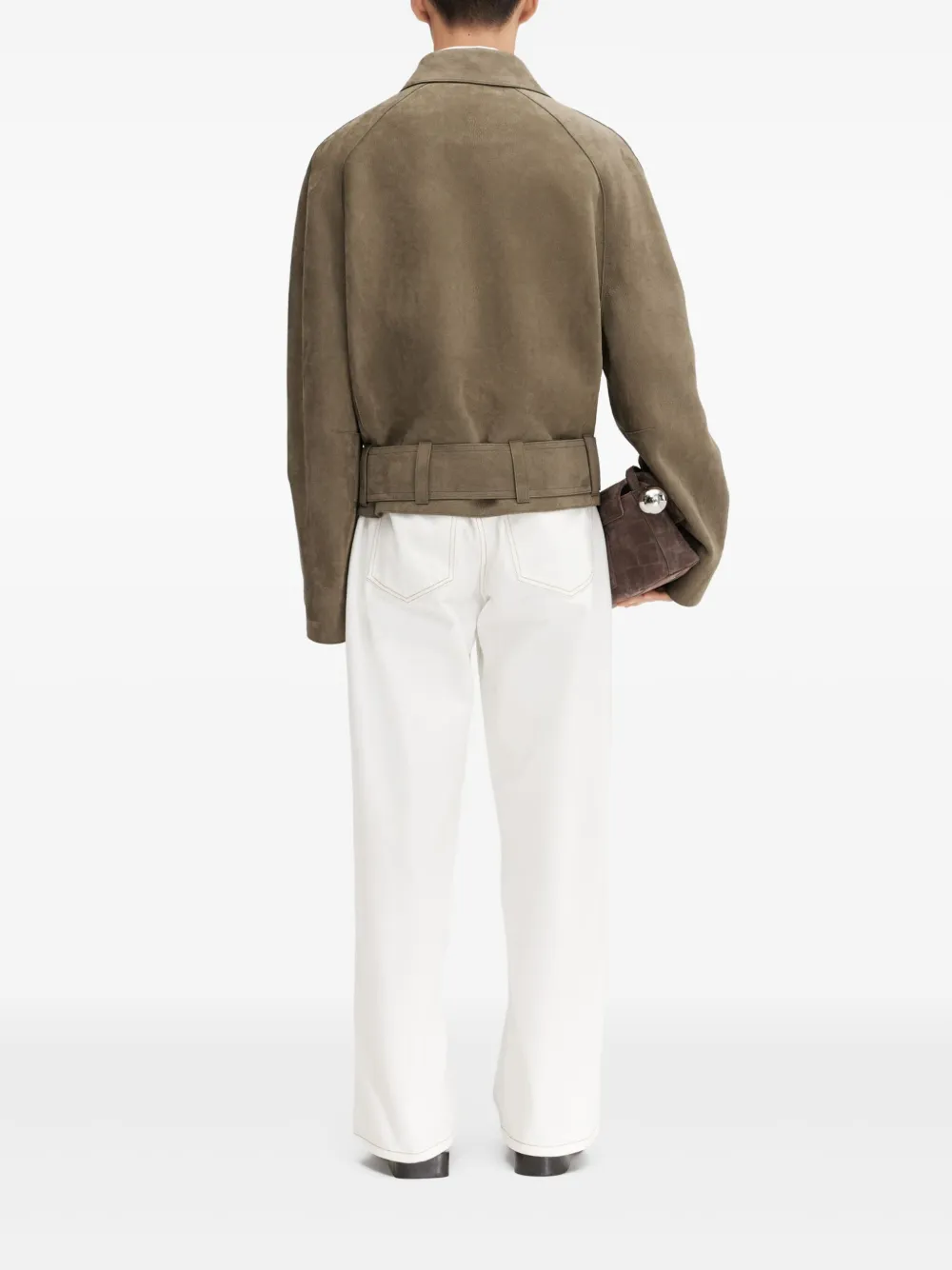Jacquemus The Cabana leren jack Bruin