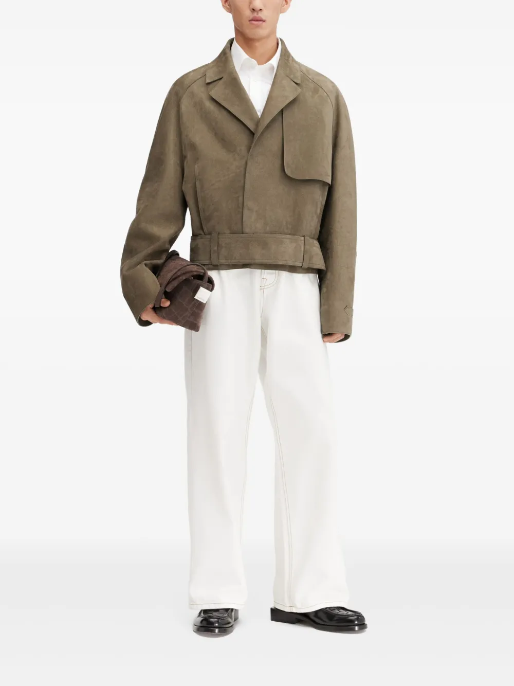 Jacquemus The Cabana leather jacket - Bruin