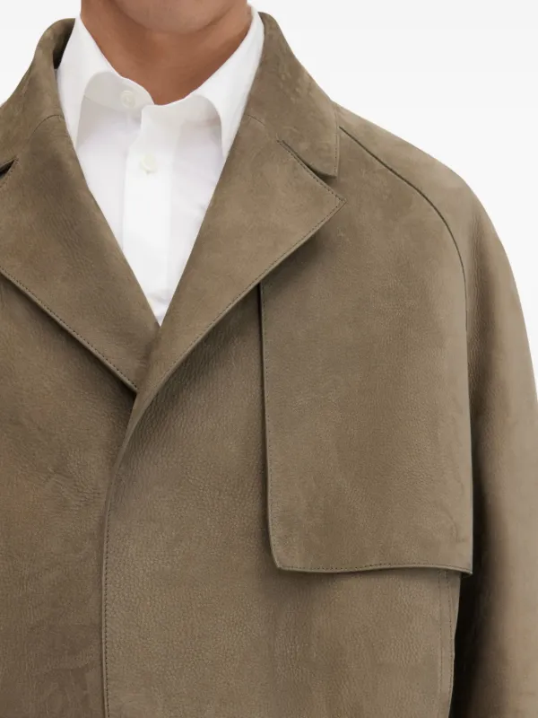 Jacquemus The Cabana Leather Jacket | Brown | FARFETCH JO