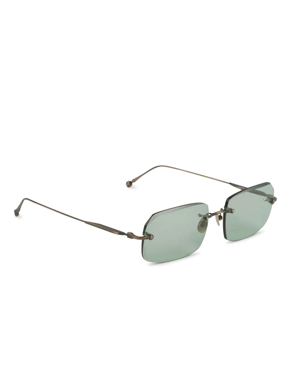 Matsuda rectangle-frame glasses - Goud