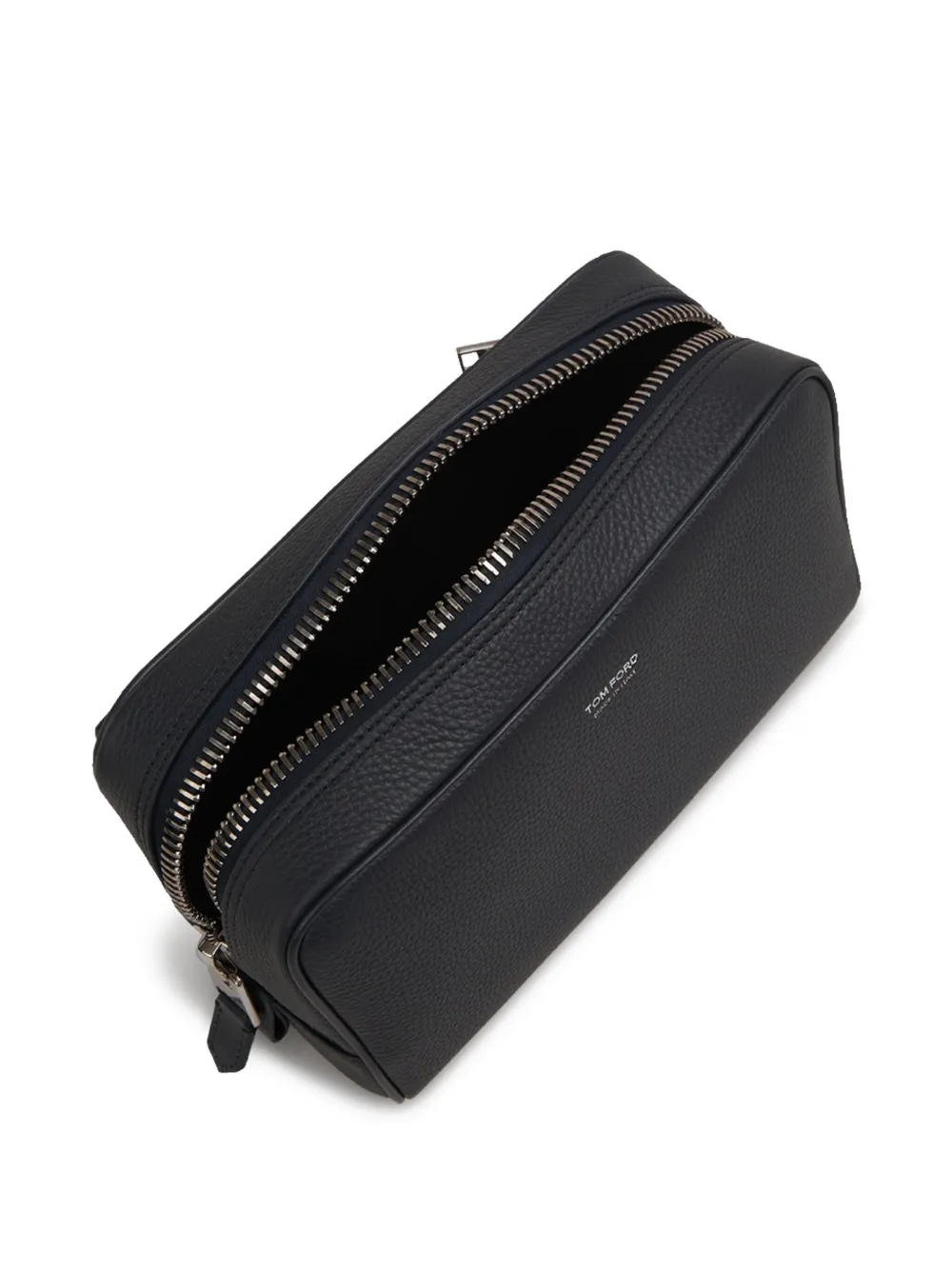 TOM FORD Leren toilettas Blauw