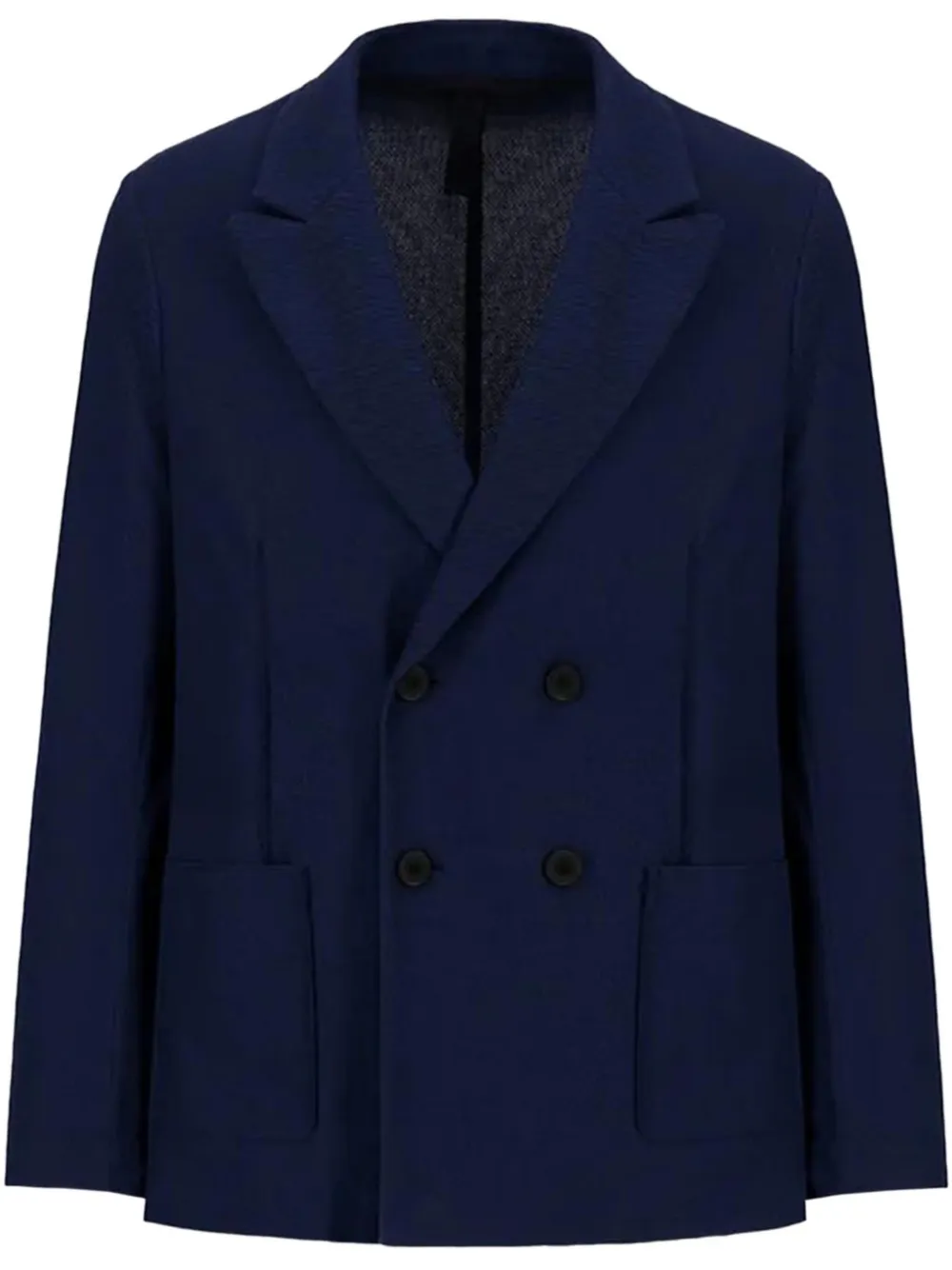 Harris Wharf London Blazer met dubbele rij knopen Blauw