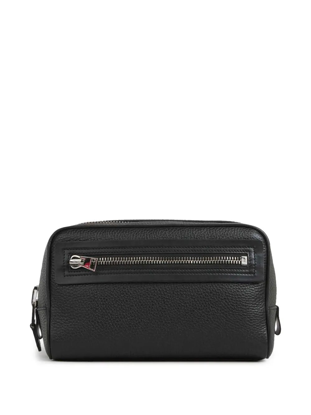 TOM FORD logo-stamp wash bag - Zwart