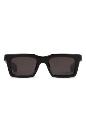 Alexander McQueen Eyewear シールドサングラス | ブラック | FARFETCH JP