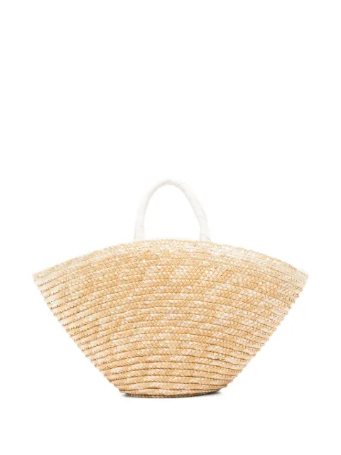 Il Gufo braided-straw tote bag