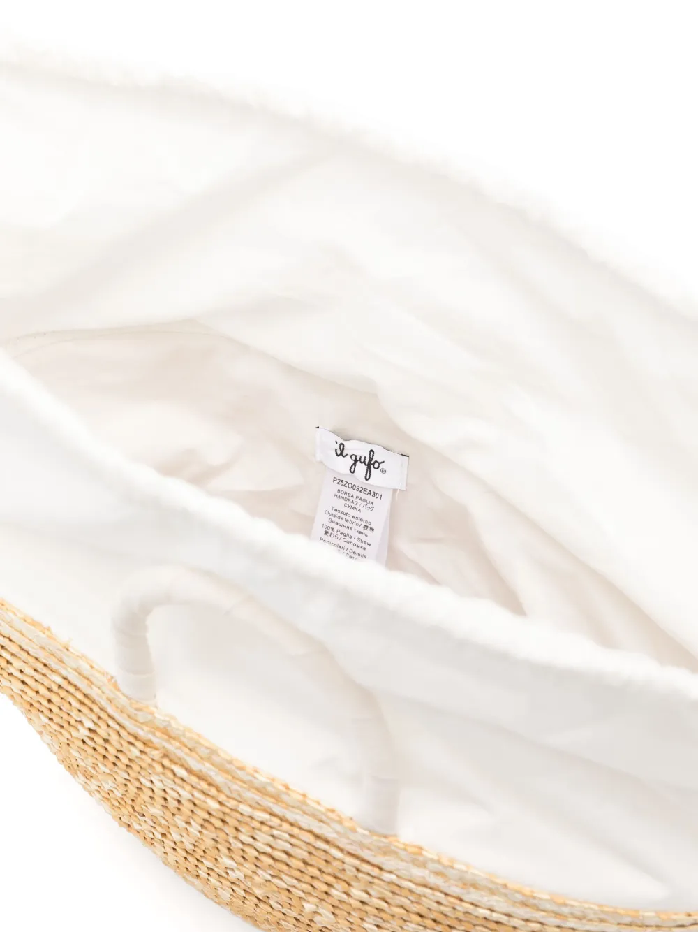 Il Gufo Gevlochten stro shoppen Beige