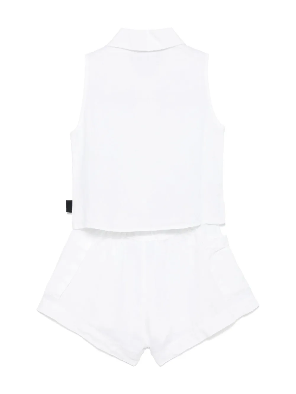 Aspesi Kids Linnen shorts - Wit