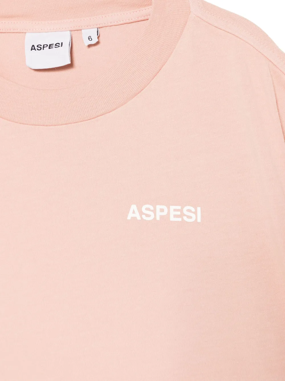 Aspesi Kids T-shirt met logoprint Roze