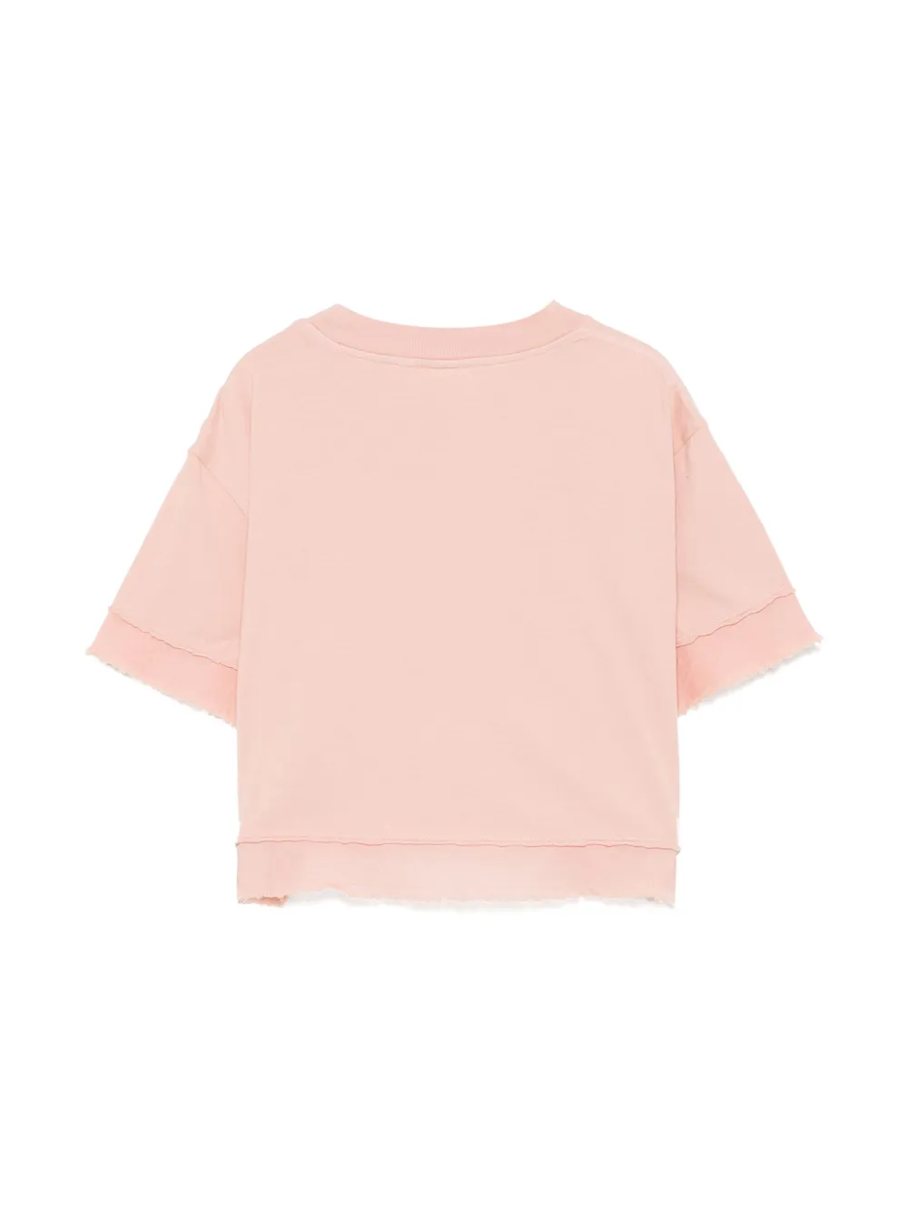 Aspesi Kids T-shirt met logoprint - Roze