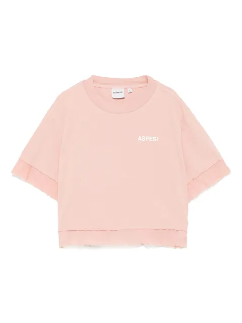 Aspesi Kids playera con logo estampado