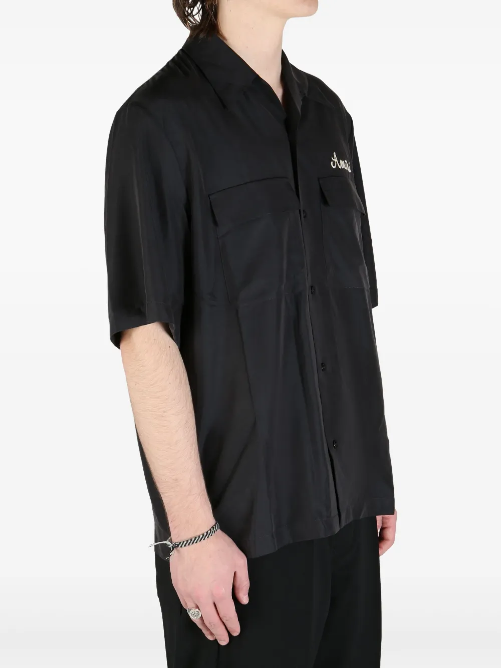 AMIRI logo shirt Zwart