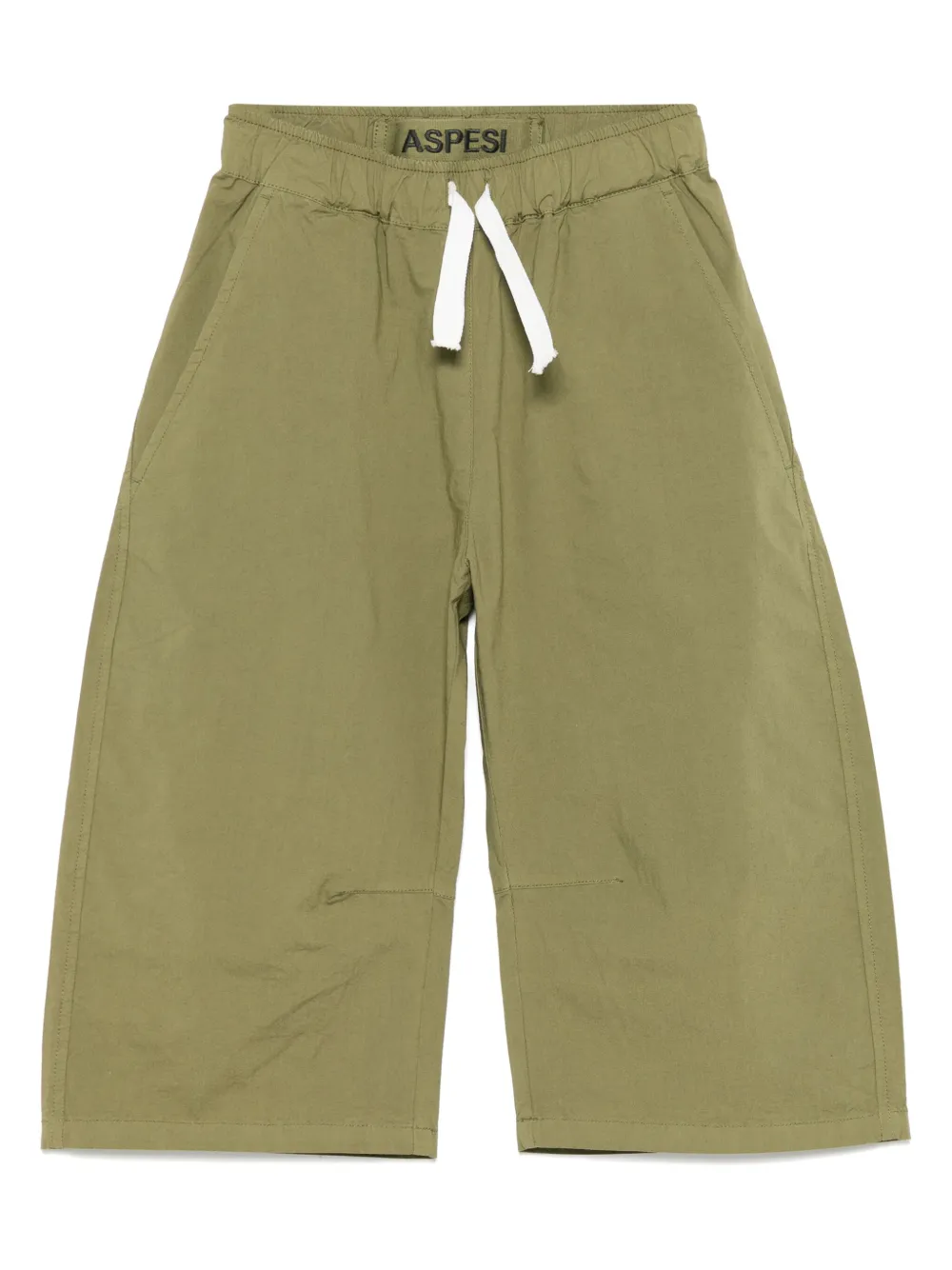 Aspesi Kids drawstring trousers | Green | Image 1
