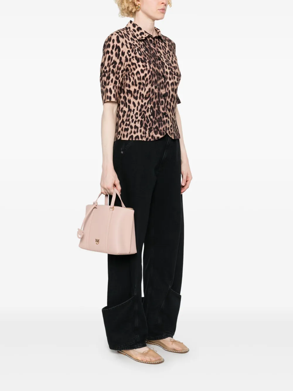 PINKO Carrie shopper - Roze