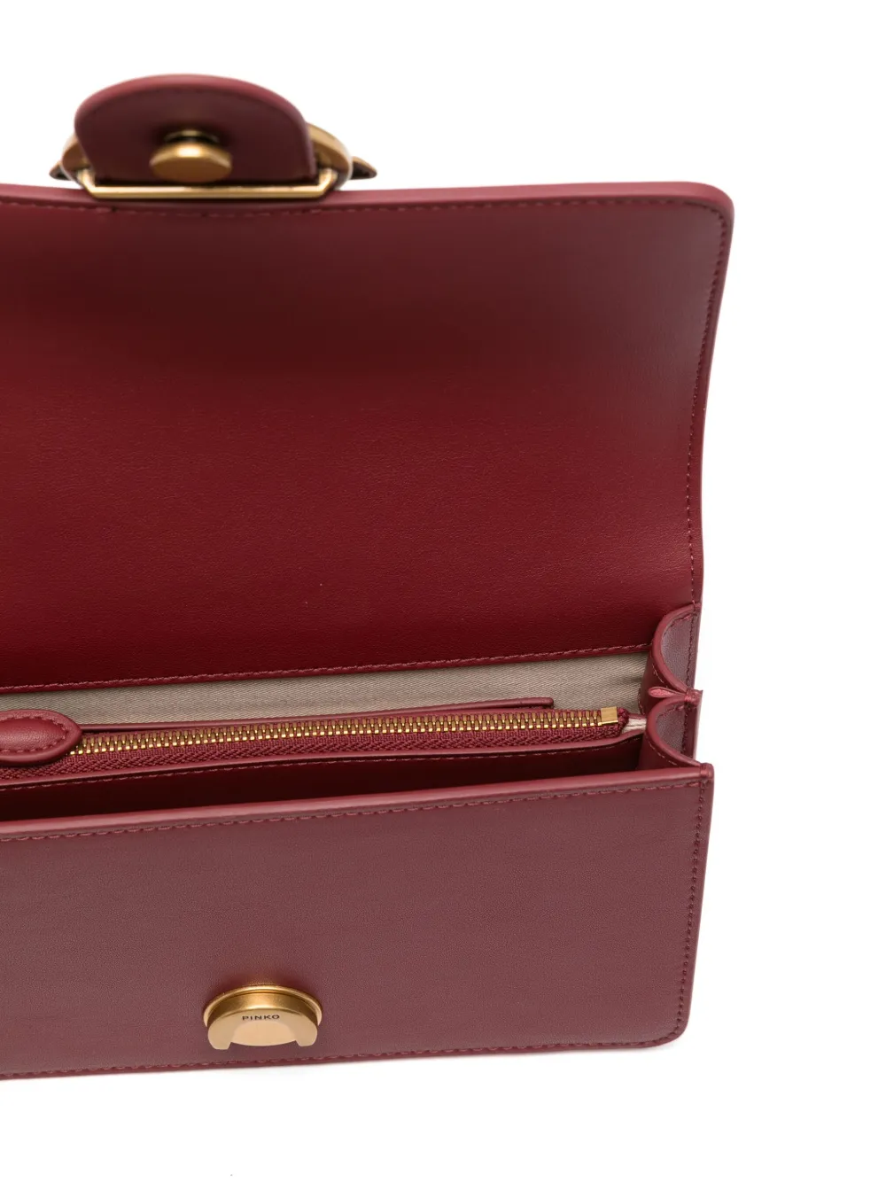PINKO Love Click kleine crossbodytas Rood