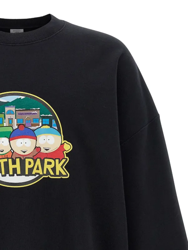 VETEMENTS Southpark Sweatshirt | Black | FARFETCH TR