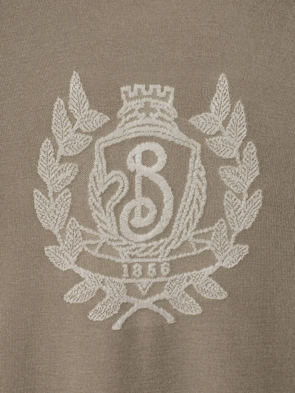 Burberry B Crest-embroidered polo shirt - Bruin