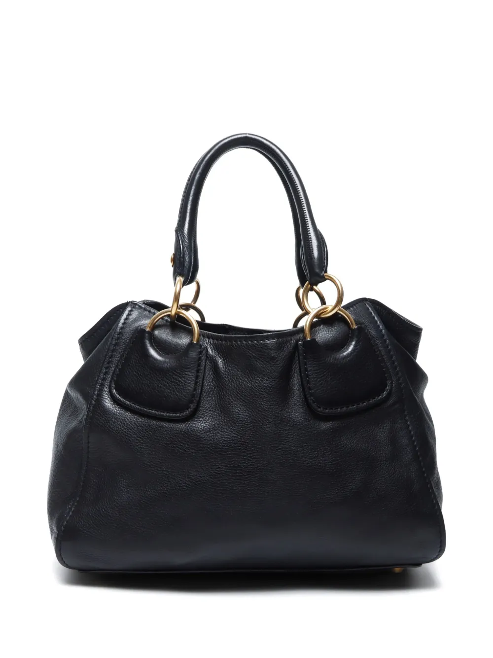 Miu Miu Pre-Owned 2010s shopper met logo - Zwart