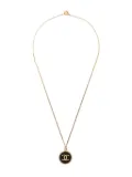 CHANEL Pre-Owned 2001 CC logo-pendant necklace - Gold