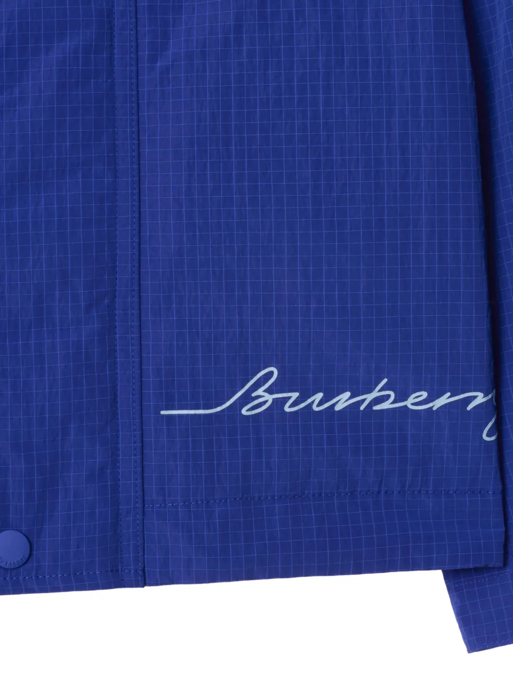 Burberry Kids Jack met logoprint Blauw